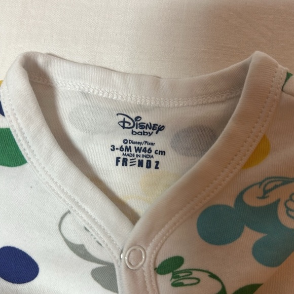 Disney X Frenz - Colourful Mickey Mouse Kids One Piece Sleeper - Picture 4 of 4